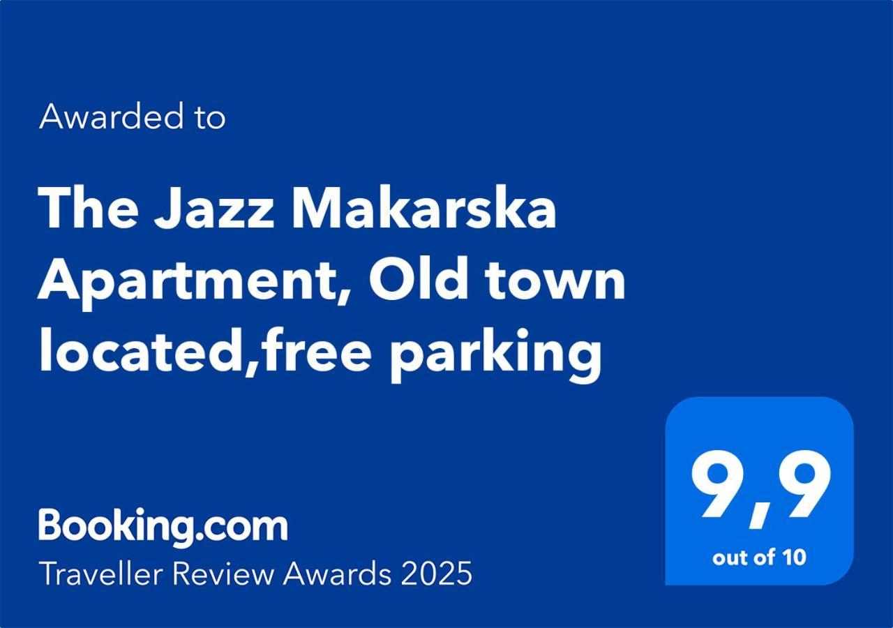The Jazz Makarska Apartment, Old Town Located,Free Parking Extérieur photo